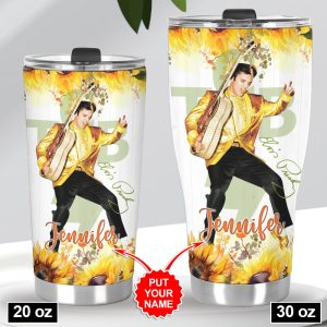 Personalized Elvis Presley Tumbler Cup - GNE 2586