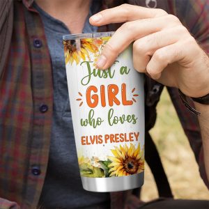 Personalized Elvis Presley Tumbler Cup - GNE 2586