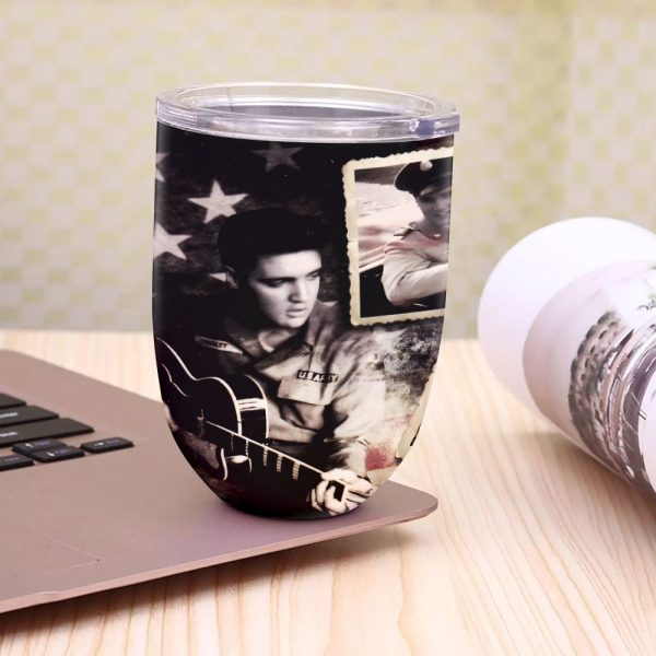 Elvis Presley Wine Tumbler - HOATT 8027