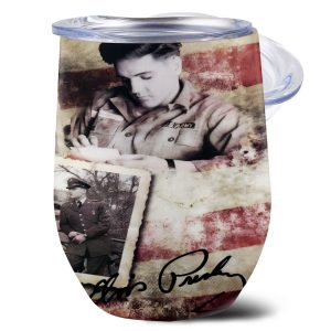 Elvis Presley Wine Tumbler - HOATT 8027