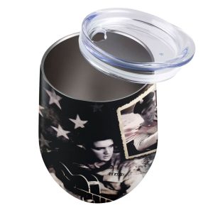 Elvis Presley Wine Tumbler - HOATT 8027