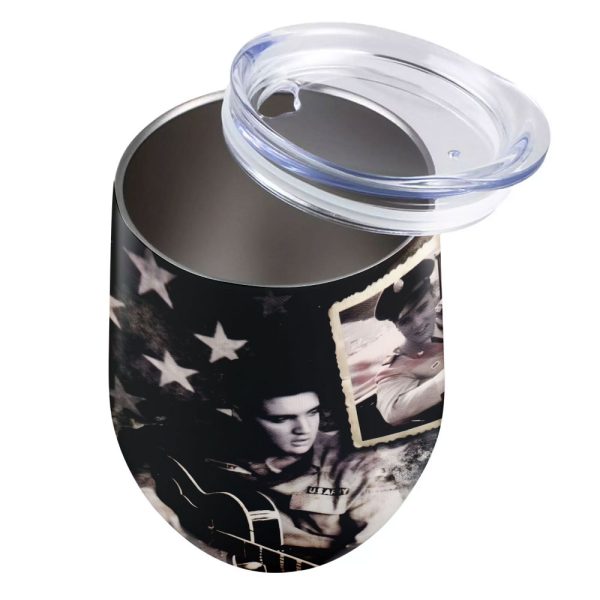 Elvis Presley Wine Tumbler - HOATT 8027