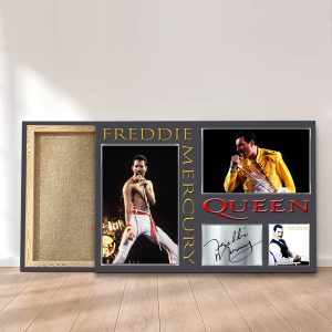 Freddie Mercury Rectangle Canvas With Inner Frame - MAITM 9593