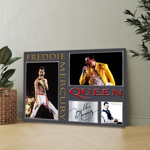Freddie Mercury Rectangle Canvas With Inner Frame - MAITM 9593