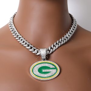 Green Bay Packers Alloy Pendant Necklace - MAITM DROP019