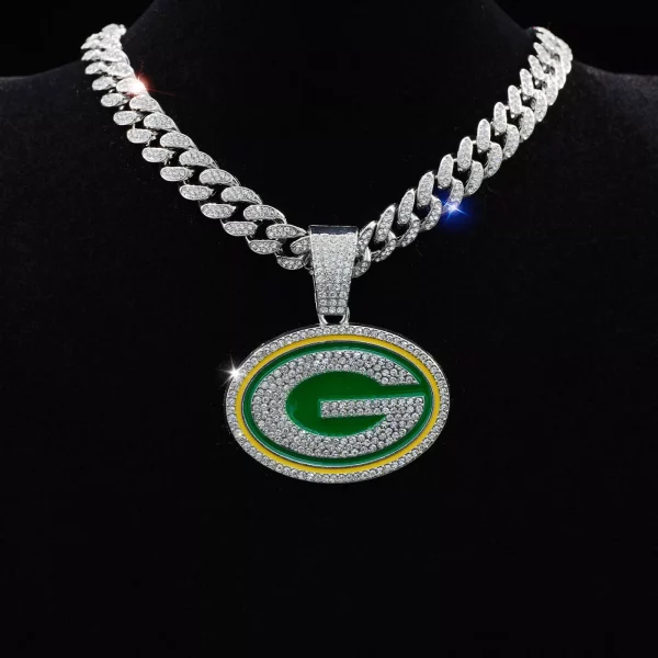 Green Bay Packers Alloy Pendant Necklace - MAITM DROP019