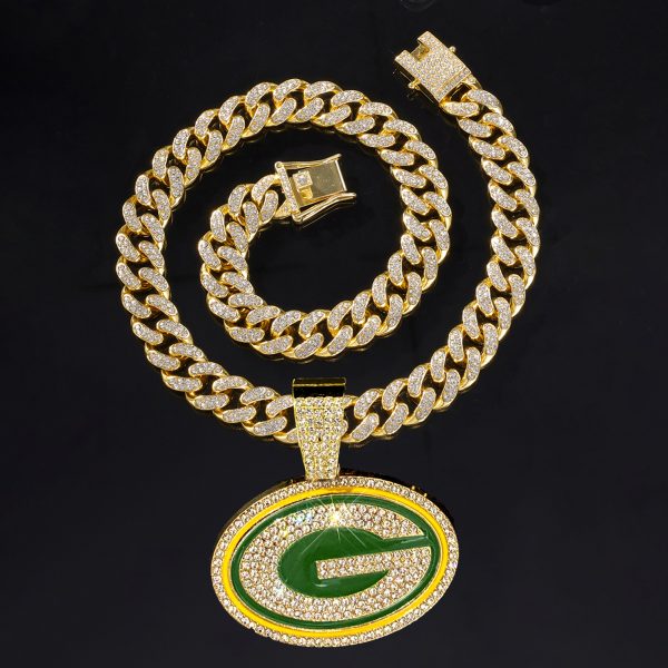 Green Bay Packers Alloy Pendant Necklace - MAITM DROP019