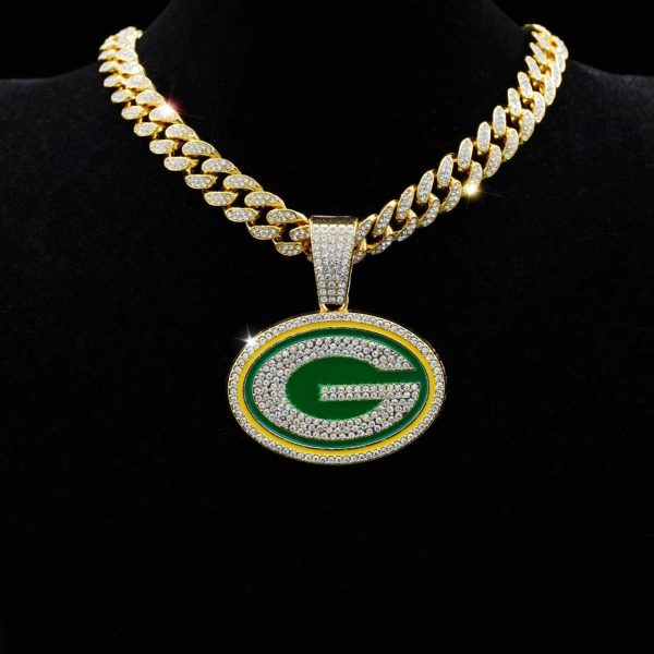 Green Bay Packers Alloy Pendant Necklace - MAITM DROP019