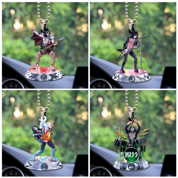 4PCS Kiss Band Custom Shape 2-sided Acrylic Car Ornament - GNE 2613