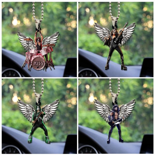 4PCS Kiss Band Custom Shape 2-sided Acrylic Car Ornament - GNE 2614