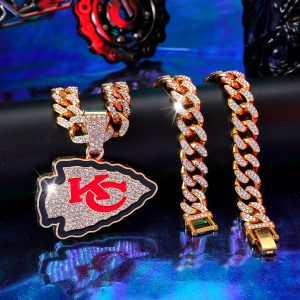Kansas City Chiefs Alloy Pendant Necklace - MAITM DROP007