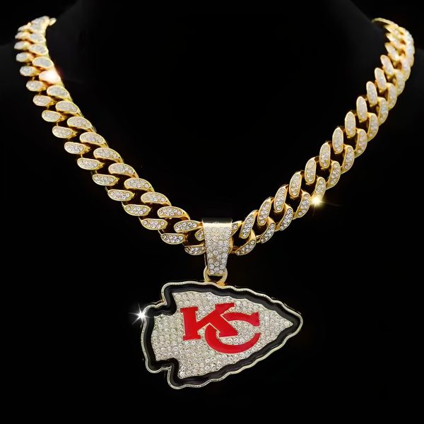 Kansas City Chiefs Alloy Pendant Necklace - MAITM DROP007