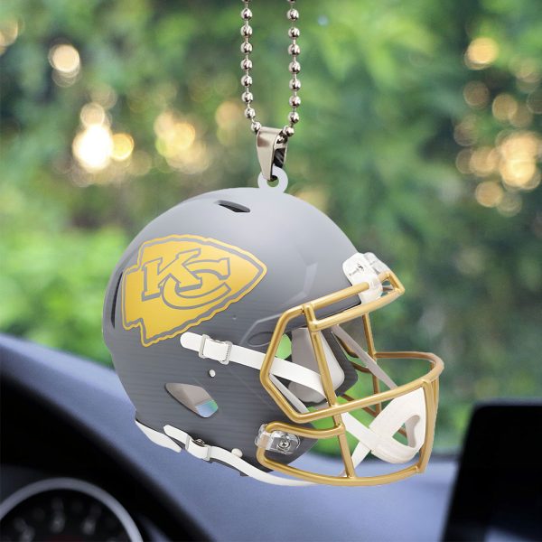 Kansas City Chiefs Custom Shape 2-sided Acrylic Car Ornament - TANTN 10412