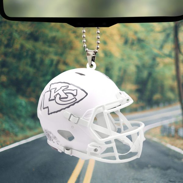 Kansas City Chiefs Custom Shape 2-sided Acrylic Car Ornament - TANTN 10413