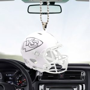 Kansas City Chiefs Custom Shape 2-sided Acrylic Car Ornament - TANTN 10413