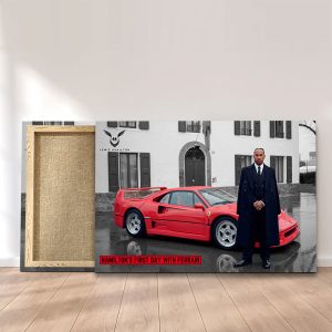 Lewis Hamilton Rectangle Canvas With Inner Frame - TANTN 10606