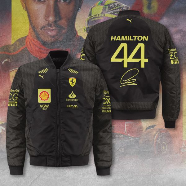 Scuderia Ferrari x Lewis Hamilton 3D Bomber Jacket - MAITM 9618