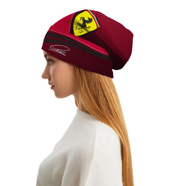 Lewis Hamilton x Scuderia Ferrari Beanie Hat - MAITM 9512