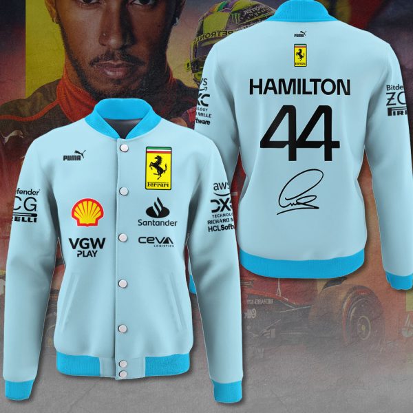 Lewis Hamilton x Scuderia Ferrari Varsity Jacket – MAITM 9470
