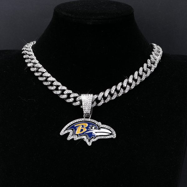 Baltimore Ravens Alloy Pendant Necklace - MAITM DROP020
