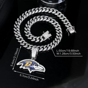 Baltimore Ravens Alloy Pendant Necklace - MAITM DROP020