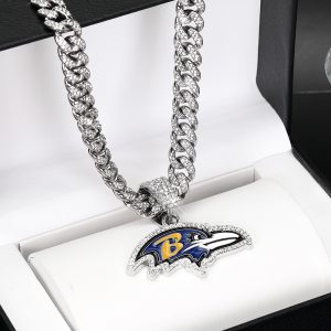 Baltimore Ravens Alloy Pendant Necklace - MAITM DROP020