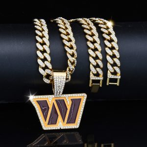 Washington Commanders Alloy Pendant Necklace - MAITM DROP021