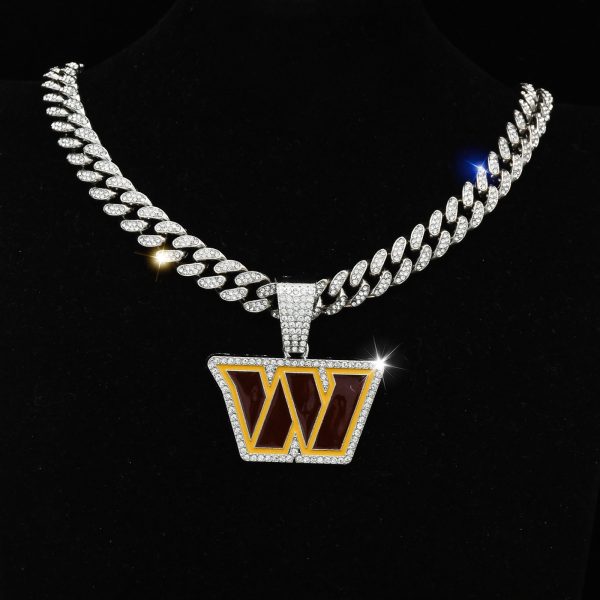Washington Commanders Alloy Pendant Necklace - MAITM DROP021