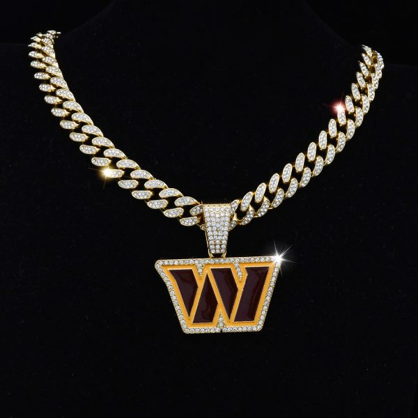 Washington Commanders Alloy Pendant Necklace - MAITM DROP021