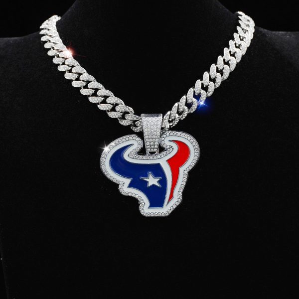 Houston Texans Alloy Pendant Necklace - MAITM DROP022