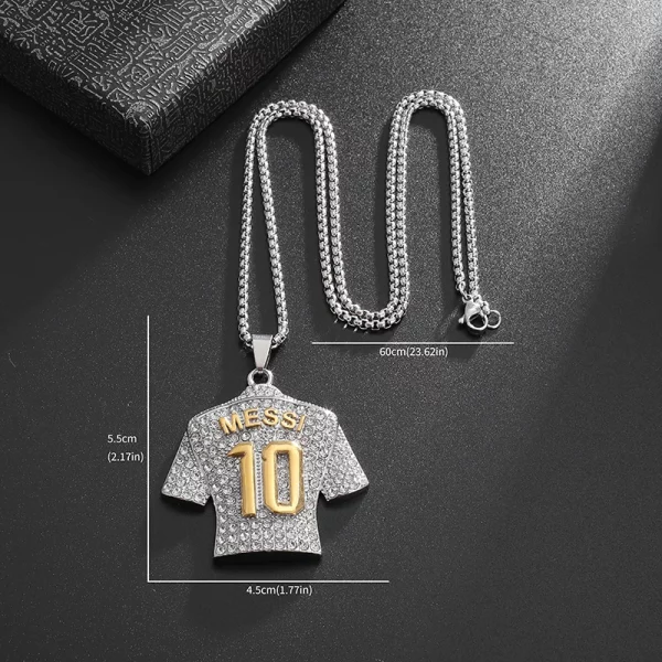 Lionel Messi Alloy Pendant Necklace - MAITM DROP025