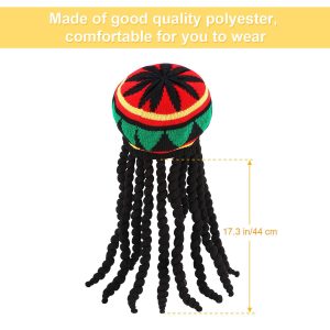 Bob Marley Dreadlocks Knitted Beanie - MAITM DROP029