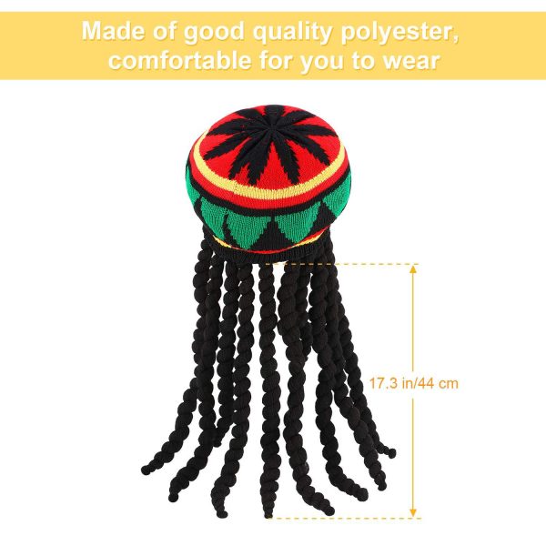 Bob Marley Dreadlocks Knitted Beanie - MAITM DROP029