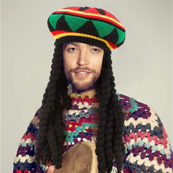 Bob Marley Dreadlocks Knitted Beanie - MAITM DROP029