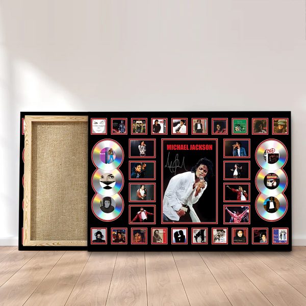 Michael Jackson Rectangle Canvas With Inner Frame - MAITM 9552