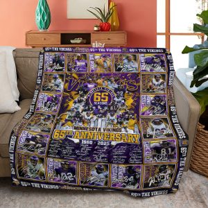 Minnesota Vikings Quilt Blanket - TANTN 10410