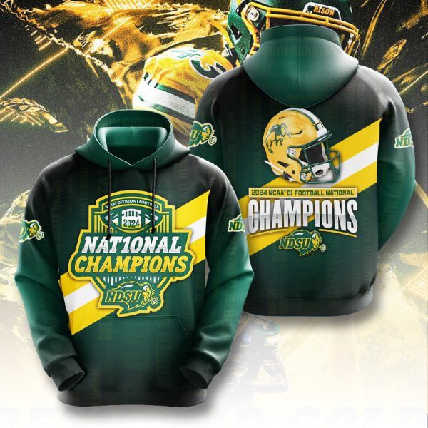 North Dakota State Bison Football 3D Apparel - HOATT 7919