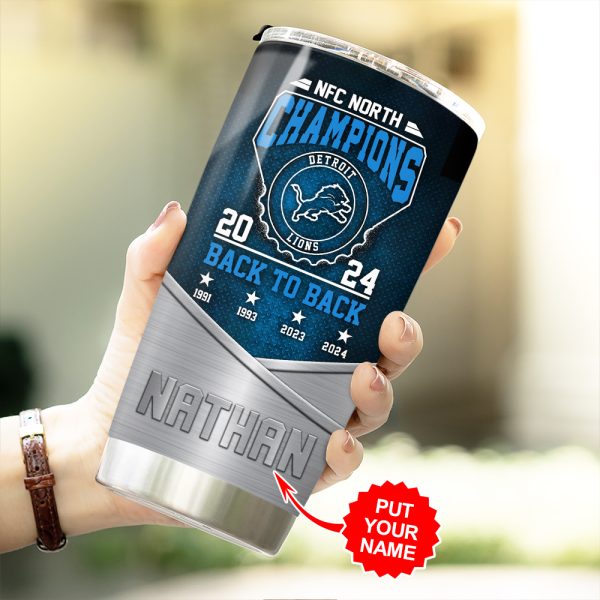 Personalized Detroit Lions Tumbler Cup - HOATT 7906