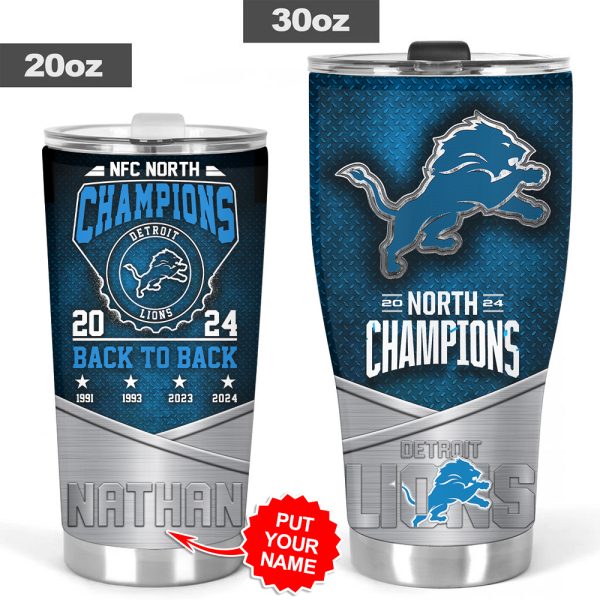 Personalized Detroit Lions Tumbler Cup - HOATT 7906