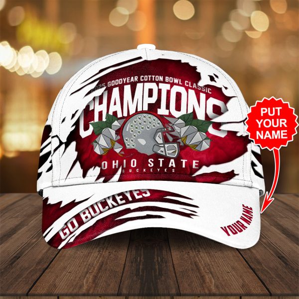 Personalized Ohio State Buckeyes Football Classic Cap - TANTN 10459