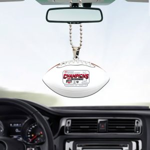 Ohio State Buckeyes Football Custom Shape 2-sided Acrylic Car Ornament - MAITM 9582