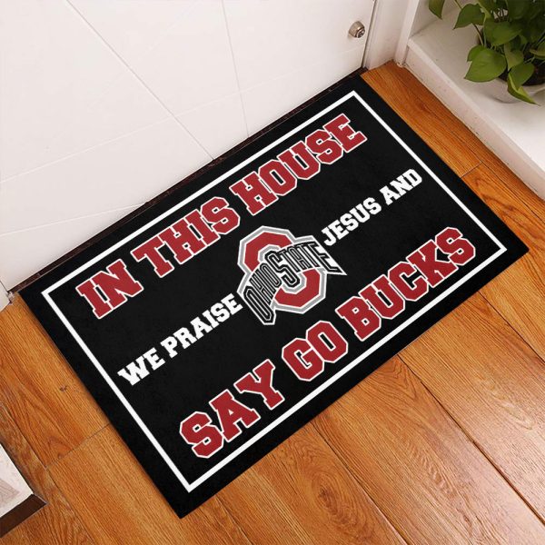 Ohio State Buckeyes Football Foldable Doormat - MAITM 9630