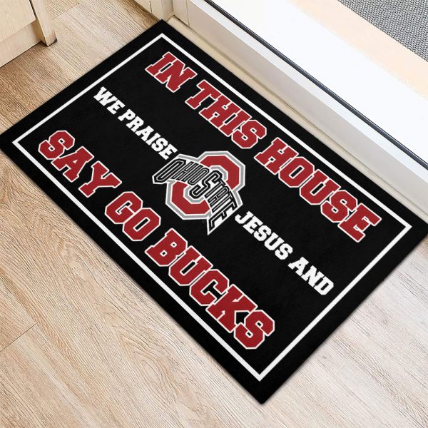 Ohio State Buckeyes Football Foldable Doormat - MAITM 9630