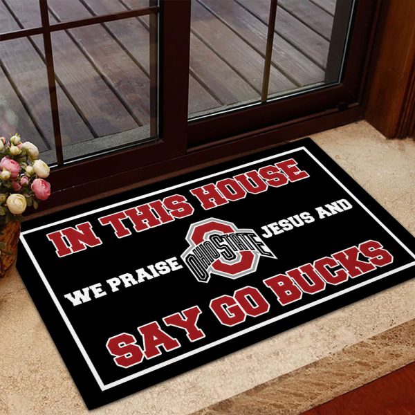 Ohio State Buckeyes Football Foldable Doormat - MAITM 9630