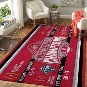 Ohio State Buckeyes Football Rectangular Rug - MAITM 9729