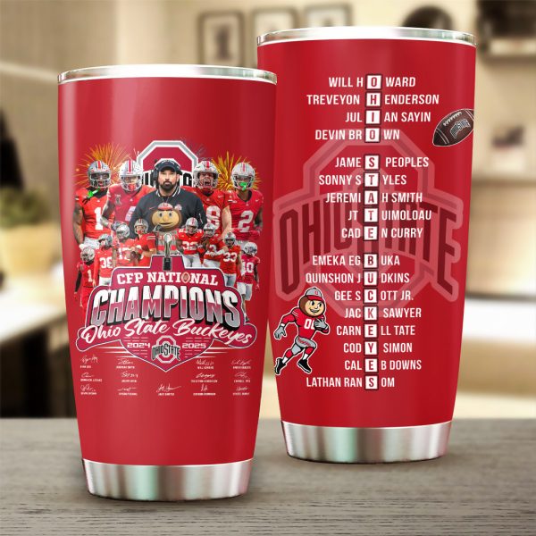 Ohio State Buckeyes Football Tumbler Cup - TANTN 10596