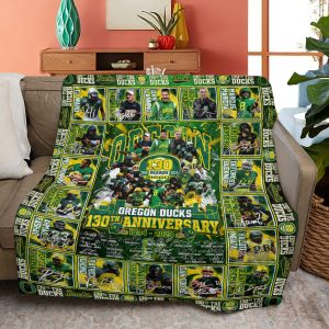 Oregon Ducks Football Quilt Blanket - TANTN 10411