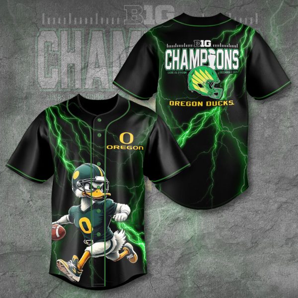 Oregon Ducks Football Baseball Jersey - VANDH 4184