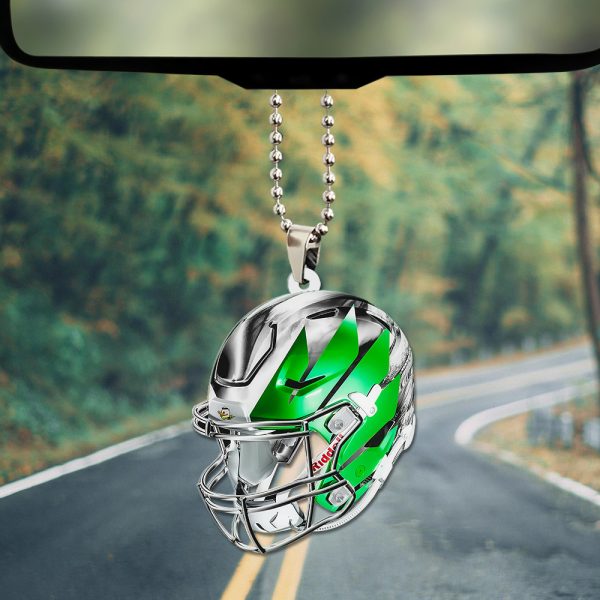 Oregon Ducks Football Custom Shape 2-sided Acrylic Car Ornament - TANTN 10405