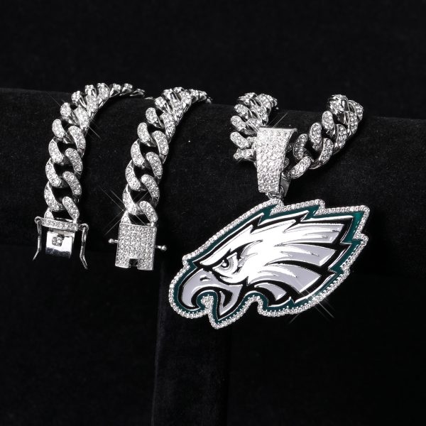 Philadelphia Eagles Alloy Pendant Necklace - MAITM DROP005